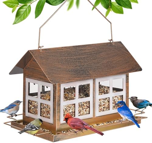 Bird Feeder, Waterproof Bird Feeders for Outdoor Hanging