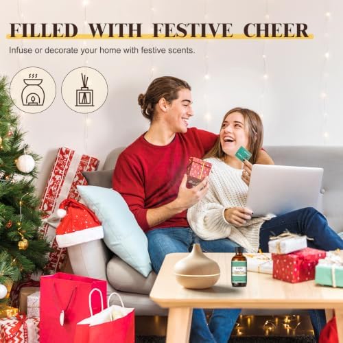 EUQEE Christmas Wreath Fragrance Oil for Holiday Party 2.02 Fl oz/ 60ml