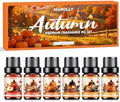Fall Essential Oils Set for Diffusers for Home, Fragrance Oil Autumn Set