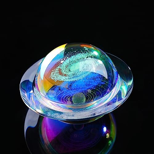 3D Solar System Model Galaxy Crystal Ball Astronomy Gift Room Decor