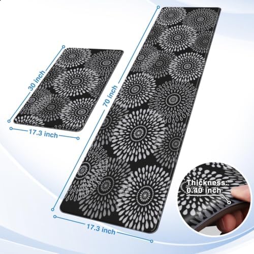LuxStep Kitchen Mats for Floor,Cushioned Rug Anti-Fatigue for Kitchen Decor