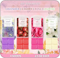 SCENTORINI Wax Melts, Scented Melts Cubes for Wax Warmers, 4 x 2.5 oz