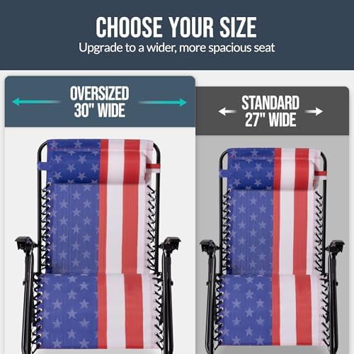 Best Choice Products Set of 2 Extra Wide Zero Gravity Chair Recliner