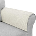 Couch Arm Covers, Sofa Arm Covers, Waterproof Armrest Cover for Sofa, Armchair, Loveseat, Non-Slip Recliner Arm Cover, Headrest Cover, Arm Chair Covers Set of 2 (Beige, 26"×26")
