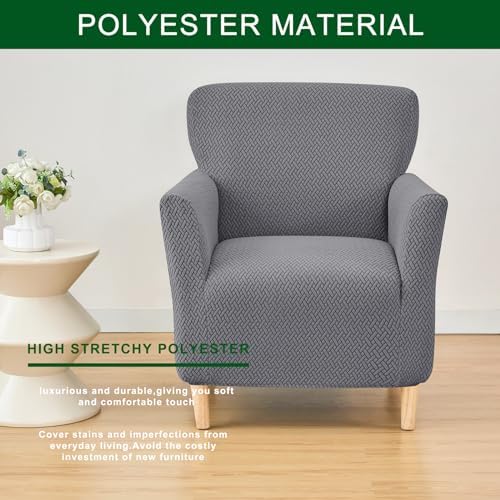CRFATOP Accent Chair Cover, Stretch Armchair Slipcover for Living Room,A07