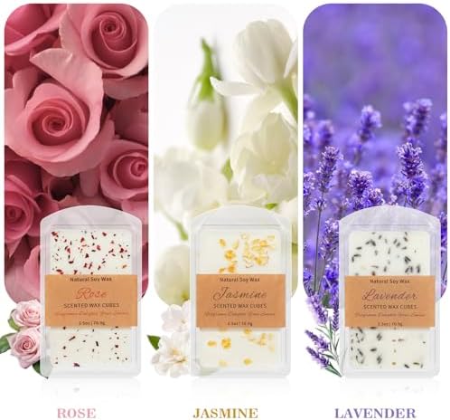 SCENTORINI Wax Melts, Premium Wax with Essential Oil, 2.5oz x 3 Pack