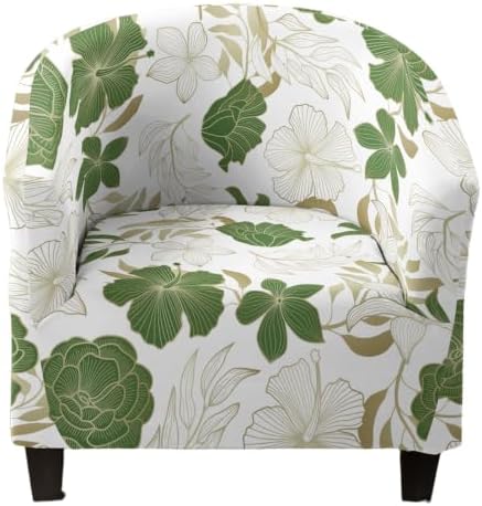 Eco-Ancheng Club Chair Slipcover Tub Chair Cover Stretch Armchair Covers