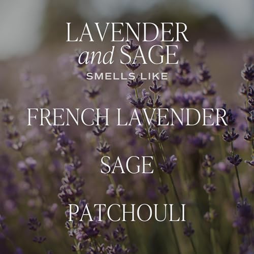 Sweet Water Decor Lavender & Sage Reed Diffuser, 3.5 Fl Oz, 8 Reeds