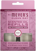 MRS. MEYER'S CLEAN DAY Premium Scented Oil, Peony, 2 Refills