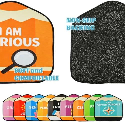 9 Pcs Classroom Rug– 16" Soft Non Slip Circle Rug Set