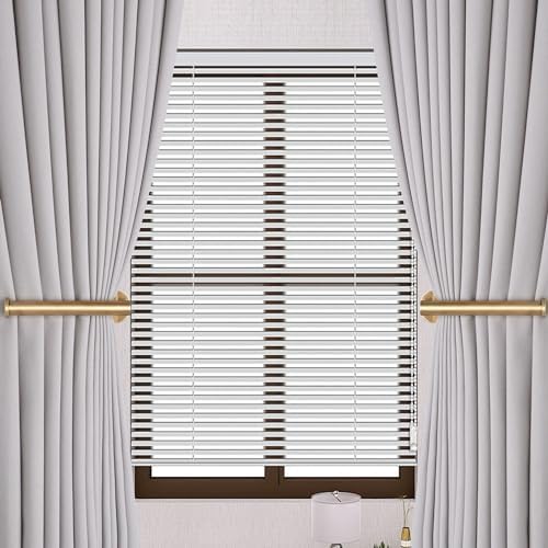 Groleca 2 Pack Adhesive Curtain Holdbacks Curtain Tie Backs, Gold