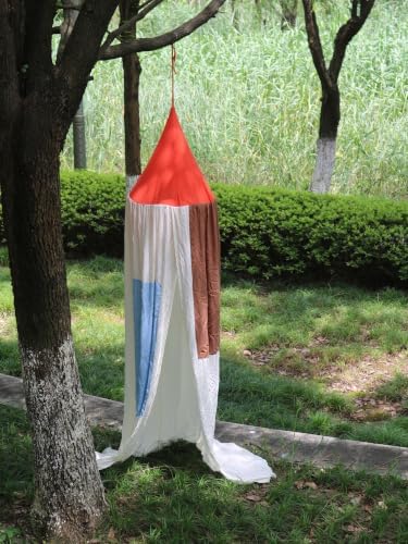 Kids Bed Canopy with Patch Soft Crib Tent Curtain Reading Nook Play Room Nursery Decoration
