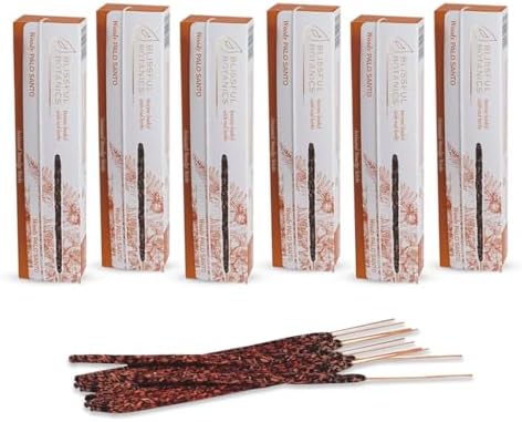 Tulasi Palo Santo Cleansing Incense Sticks (48 Scent Sticks) | with Real Herbs | Long-Lasting 55-Minute Burn | Perfect for Meditation, Yoga & Removing Negative Energy
