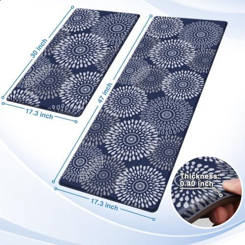 LuxStep Kitchen Mats for Floor,Cushioned Rug Anti-Fatigue for Kitchen Decor