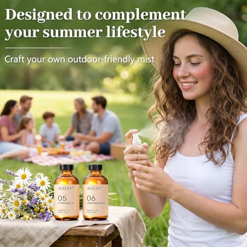 Citronella Essential Oils for Diffusers for Home, 4 Fl Oz