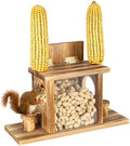 UUMENHA Carbonized Squirrel Feeders for Outside, Funny Chipmunk Feeder