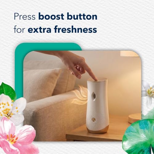 Glade Automatic Spray Refill Air Freshener, Dewdrop Petals, 2 Count