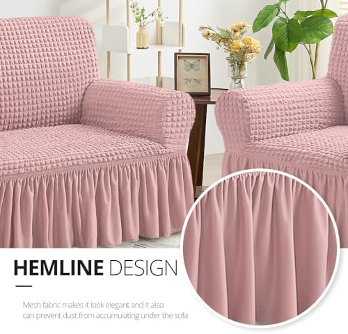NICEEC Arm Chair Covers Armchair Covers Universal Slipcovers with Skirt