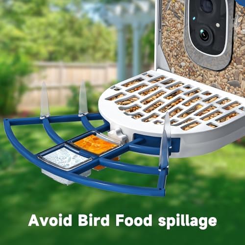 NAVFS Bird Seed Guard - Breathable, Waterproof Cover Reduces Waste | Fits NAVFS Camera | Easy Install/Clean, Essential Accessory for Bird Feeders Camera.