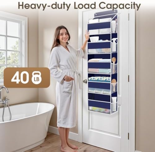 1Pack Over The Door Organizer Large Capacity Hanging Storage Room Organizer
