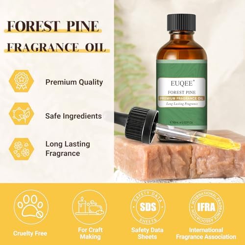 EUQEE 2.02 Fl oz Forest Pine Fragrance Oil for Bath Bombs Making