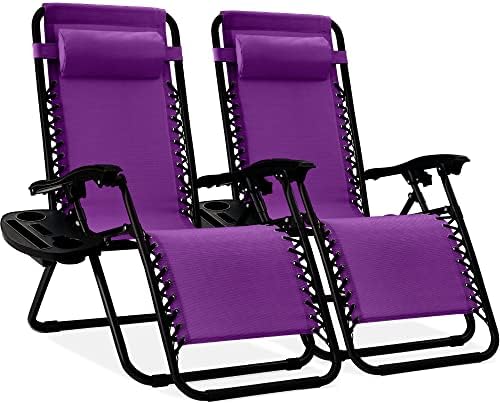 Best Choice Products Zero Gravity Chair Recliner, Amethyst Purple