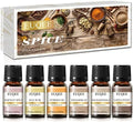 EUQEE 6PCS Spice Autumn Fragrance Oil Set, Scented Oils for Candle Making