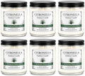 Citronella Candles Outdoor - 6 Pack Soy Wax Citronella Candles