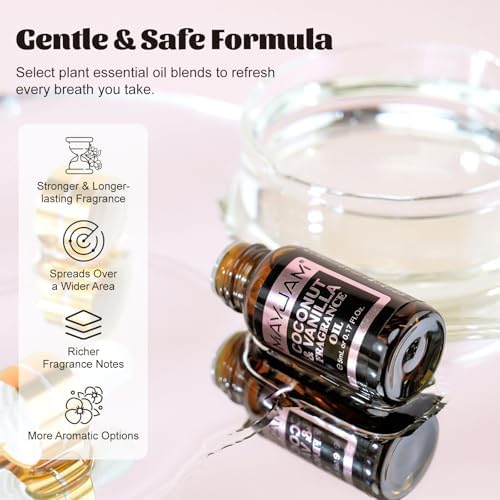 MAYJAM Essential Oils Set - Fragrance Oil for Diffuser Soap Candle Making