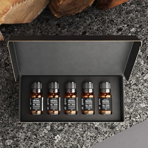 AirScent Hotel Diffuser Oil Gift Set - Iconic Hotel Scents 5 Pack - 10 mL