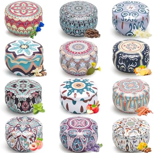 Scented Candles Gift Set, 12 Pack Candle Set, Gifts for Women