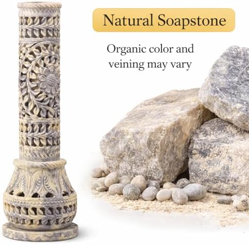 Carry Me Marble Soapstone Incense Stick Holder