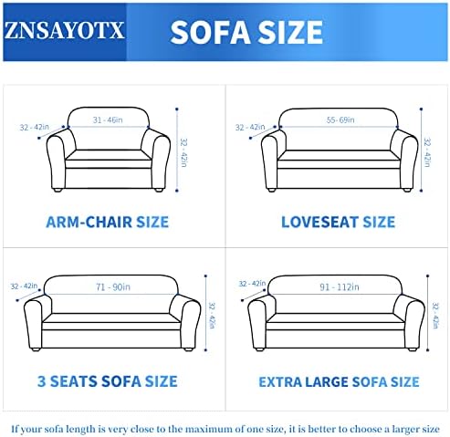 ZNSAYOTX 1 Piece Jacquard Couch Covers for 3 Cushion Couch Living Room High Stretch Sofa Cover Pets Dogs Friendly Anti Slip Thickened Slipcovers Furniture Protector (Sofa, Wine Red)