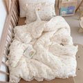 Muslin Cotton Toddler Duvet Cover, Duck Print, 47"x59", No Pillow