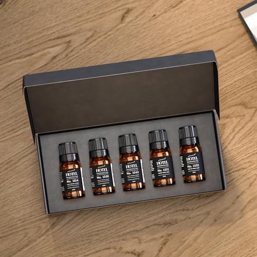 AirScent Hotel Diffuser Oil Gift Set - Iconic Hotel Scents 5 Pack - 10 mL