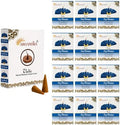 ARO VATIKA Vedic Nag Champa Natural Masala 120 Incense Cones in Pack of 12 Boxes | Environment-Friendly Dhoop | Best for Prayer, Reiki, Meditation & Relaxation | Burn time- 25 mins