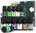 Essential Oils Set Top 12 Aromatherapy-Essential Oils for Diffuser for Home,Air Freshening Diffuser Oils Scents for Aromatherapy,Laundry,Candle&Soap Making,Humidifiers 12 X 5ML
