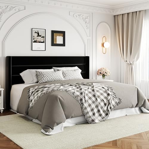 Allewie King Size Lift Up Hydraulic Storage Bed Frame Black