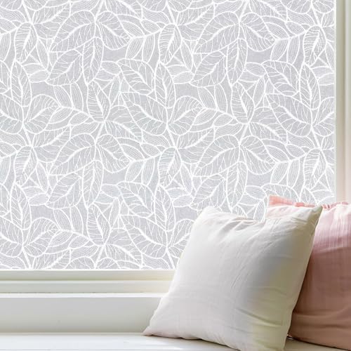 ADD.HERES Window Privacy Film, Glass Decorative Static Cling, 17.5" x 78.7"