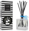 Reed Diffuser Set, Aloe & Soft Linen Scented Oil Diffuser with Sticks, Home Fragrance Accessories for Bathroom Shelf Decor, Aroma Diffusers for Home or Office Desk, USA Made