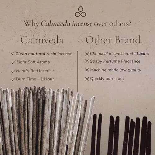 Mystic Oud Agarwood Incense Sticks - Thick Resin Incenses 40+ Pack, 9 Inch