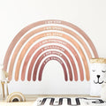 Tinideya Large Watercolor Rainbow Wall Stickers Decal, 77" x 47'', Boho
