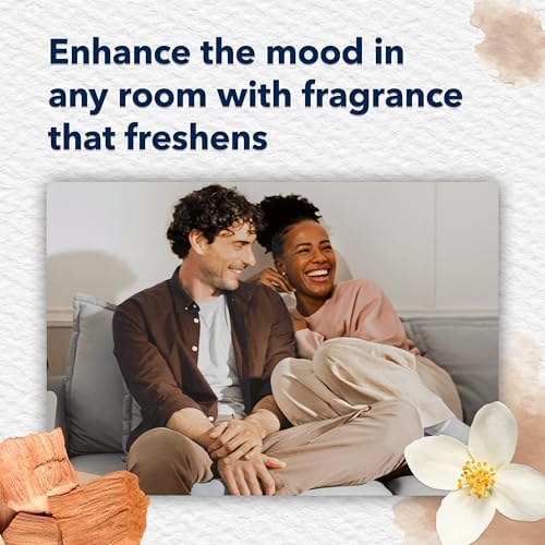 Glade PlugIns Refills Air Freshener, Scented and Essential Oils for Home and Bathroom, Cashmere Woods, 3.35 Fl Oz, 5 Count