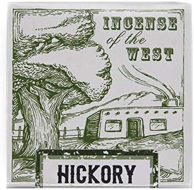 Incienso de Santa Fe - Hickory Natural Wood Incense Bricks Without Holder, 40 Count - Made in the USA