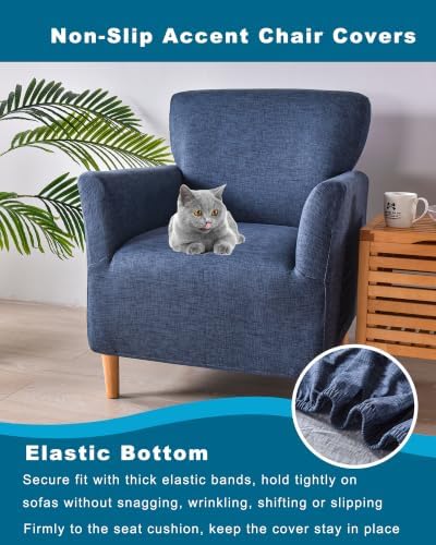 CRFATOP Accent Chair Cover, Stretch Armchair Slipcover for Living Room,16