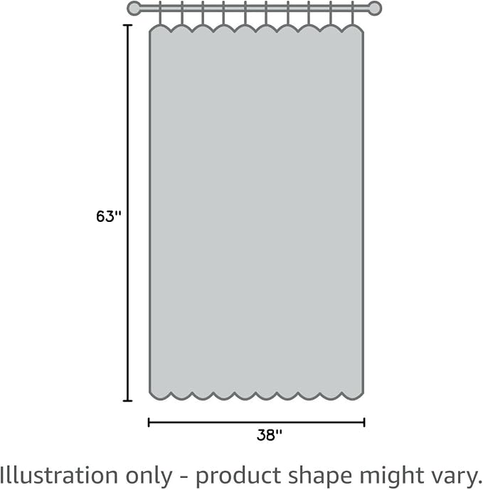 MIULEE White Window Sheer Curtains 2 Panels Width 38 x Length 63 Inches | Window - Image 8