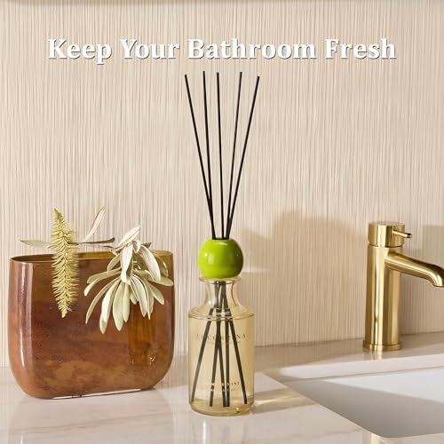 COCORRÍNA Reed Diffuser 8.5 oz Large Capacity Jasmine Mint Scent