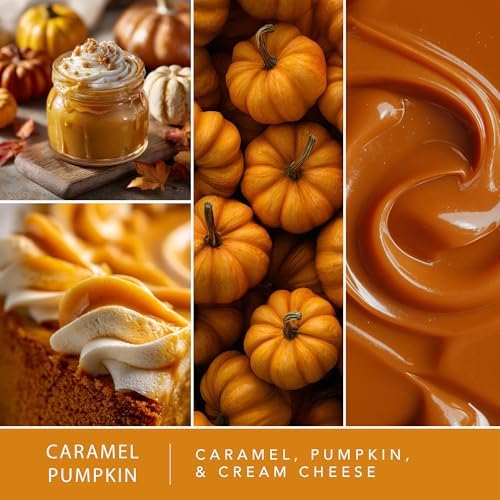 Scentsationals Fall Wax Melts Pumpkin Party 4pk – Long Lasting, Strong Scent Melts for Warmers, Includes Pumpkin Spice with Apple Muffins, Marshmallow, and Caramel, 10oz (24 Cubes)