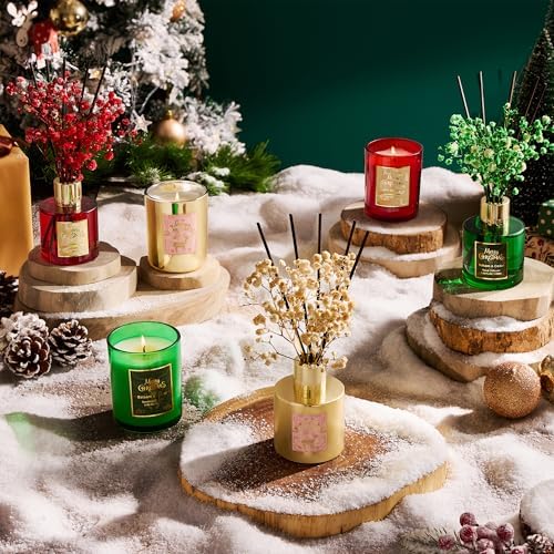 Airkeep Balsam Cedar Reed Diffuser Set,3.38 oz