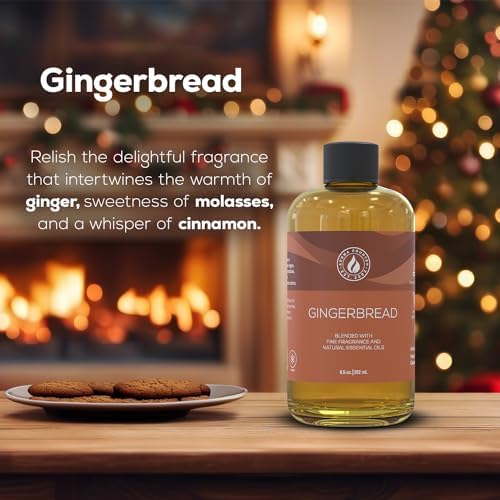 Aroma Country Gingerbread Luxury Diffuser Oil Refill (8.5 Fl Oz)